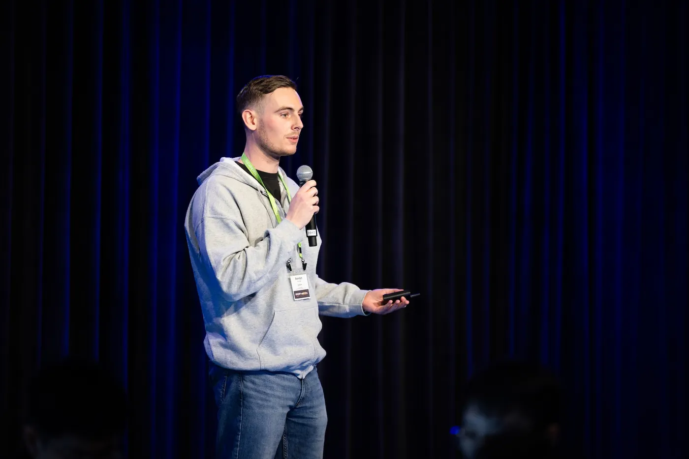 Brandyn at the Austin live hacking event